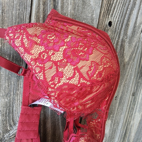 Adore Me Deep Red Underwire Bra Size 38D - Picture 4 of 12